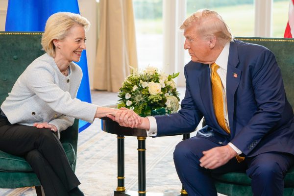 Photo: Ursula von der Leyen, president of the European Commission, travelled to Scotland, upon invitation of Donald Trump, President of the United States, to discuss transatlantic trade relations. Credit: Fred Guerdin/ EU Audiovisual Service.