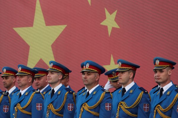 Photo: Serbian Guards of Honor stand in formation ahead of the departure of Chinese President Xi Jinping following his two-day state visit, at Nikola Tesla Airport in Belgrade, Serbia, May 8, 2024. Credit: REUTERS/Marko Djurica