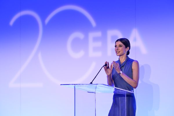 Photo: CEPA President and CEO, Dr. Alina Polyakova at the 2025 CEPA Leadership Awards Dinner. Credit: Kaveh Sardari/Center for European Policy Analysis.