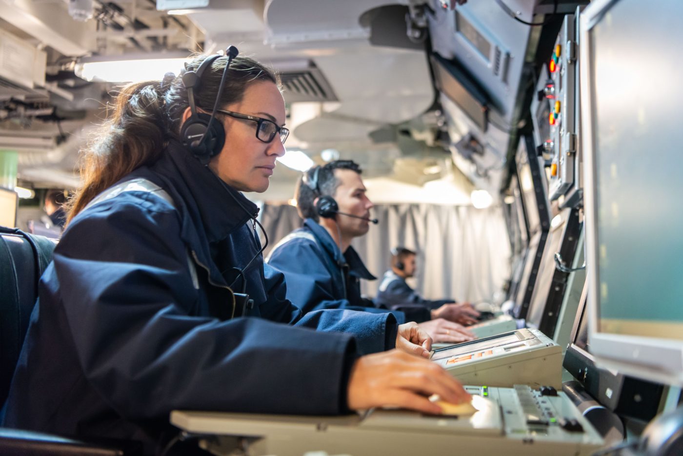 Photo: A Spanish Navy Weapon System Supervisor aboard Spanish frigate ESPS Cristobal Colon tracks targets on her screen while conducting tactical air defense drills during Trident Juncture 18 on November 2, 2018. Trident Juncture 18 is designed to ensure that NATO forces are trained, able to operate together and ready to respond to any threat from any direction. Trident Juncture 18 takes place in Norway and the surrounding areas of the North Atlantic and the Baltic Sea, including Iceland and the airspace of Finland and Sweden. With around 50,000 participants from 31 nations Trident Juncture 2018 is one of NATO’s largest exercises in recent years. More than 250 aircraft, 65 ships and 10,000 vehicles are involved in the exercise to perform and conduct air, land, maritime, special operation and amphibious drills. Credit: NATO Photo By WO FRAN C.Valverde via NATO Flickr
