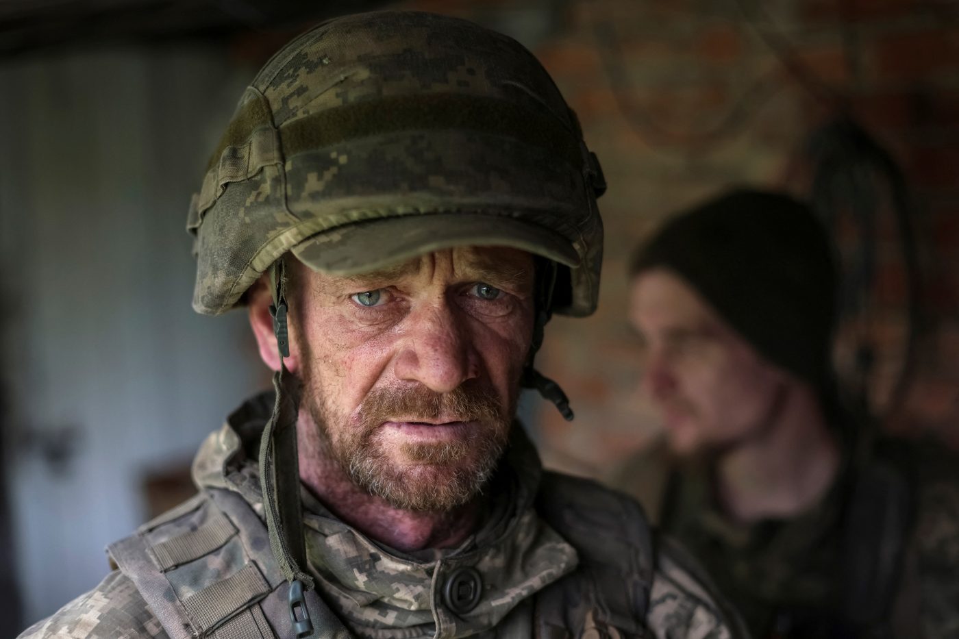 Photo: A serviceman of the 68th Separate Chasseurs Brigade of the Ukrainian Armed Forces poses for a picture after he came back from a combat mission, amid Russia's attack on Ukraine, near the town of Pokrovsk in Donetsk region, Ukraine May 26, 2025. Credit: REUTERS/Ivan Anatolii Stepanov