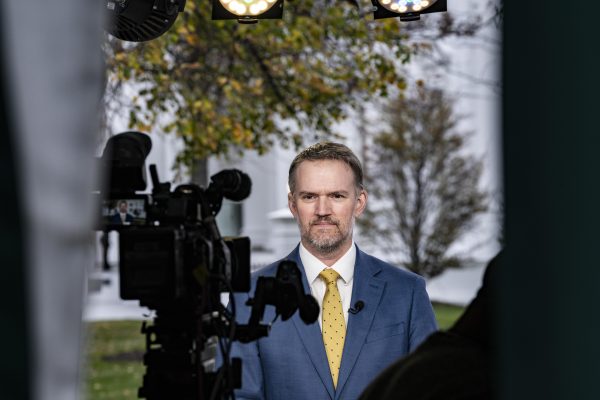 Photo: U.S. Trade Representative Jamieson Greer has an interview with Fox News at the White House in Washington, D.C., United States, on November 14, 2025. Credit: Photo by Andrew Thomas/NurPhoto